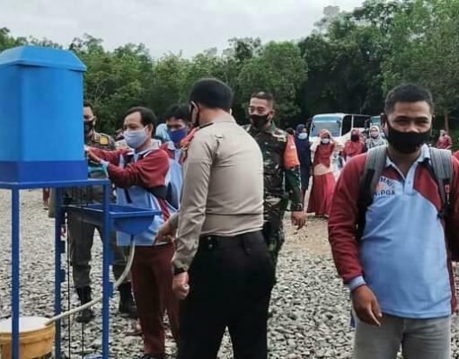 Nataru di Danau Shuji Lembak Pengunjung Wajib Prokes Covid-19