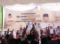 Ribuan Masyarakat Sambut Kedatangan Mawardi, Warga : Berharap Program Sekolah dan Berobat Gratis