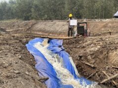 Jaga Kelembapan Gambut, PT BPP Pindahkan Cadangan Air ke Zona Rawan Kering
